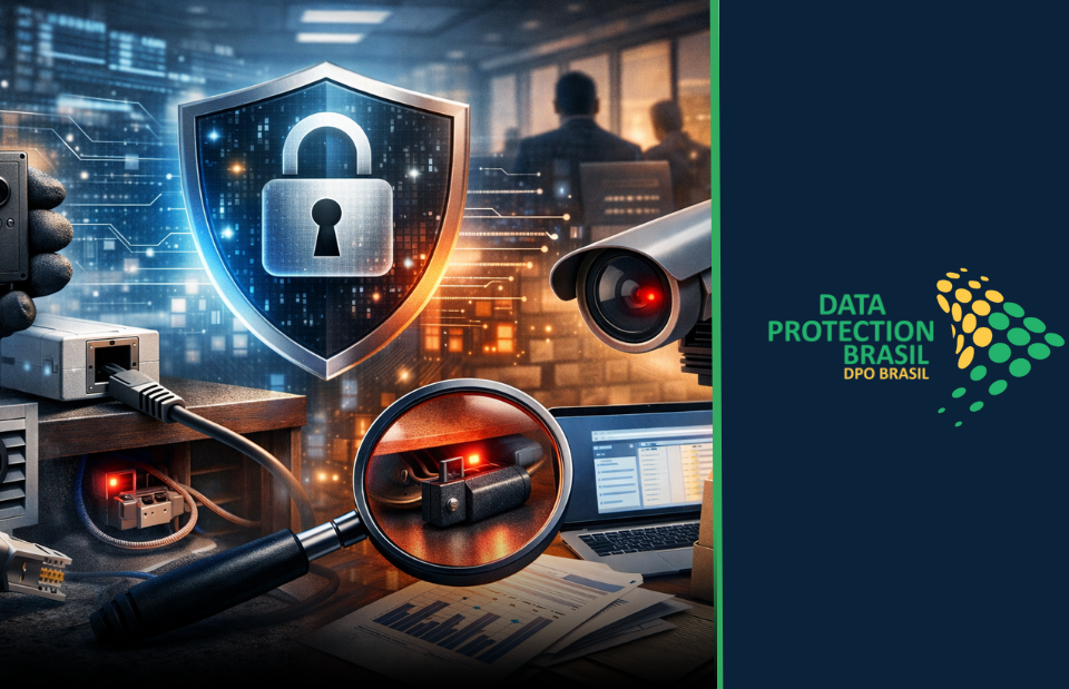 A LGPD exige mais do que segurança digital. Entenda por que riscos físicos, dispositivos ocultos e varreduras ambientais são essenciais para proteger dados pessoais e evitar incidentes de segurança.